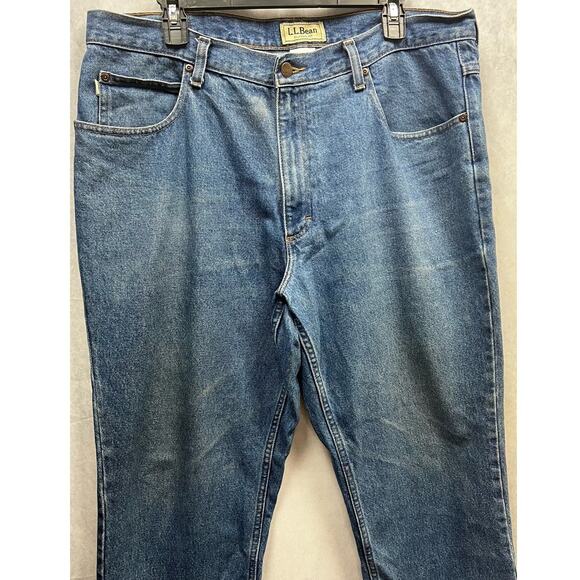 Vintage 90's L.L. Bean Classic Fit Men Jeans Size 38X29 100% Cotton - Picture 3 of 11